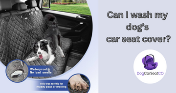 Can I wash my dog’s car seat cover?