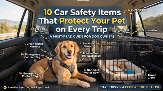 10 Essential Pet Car Safety Items for Every Trip