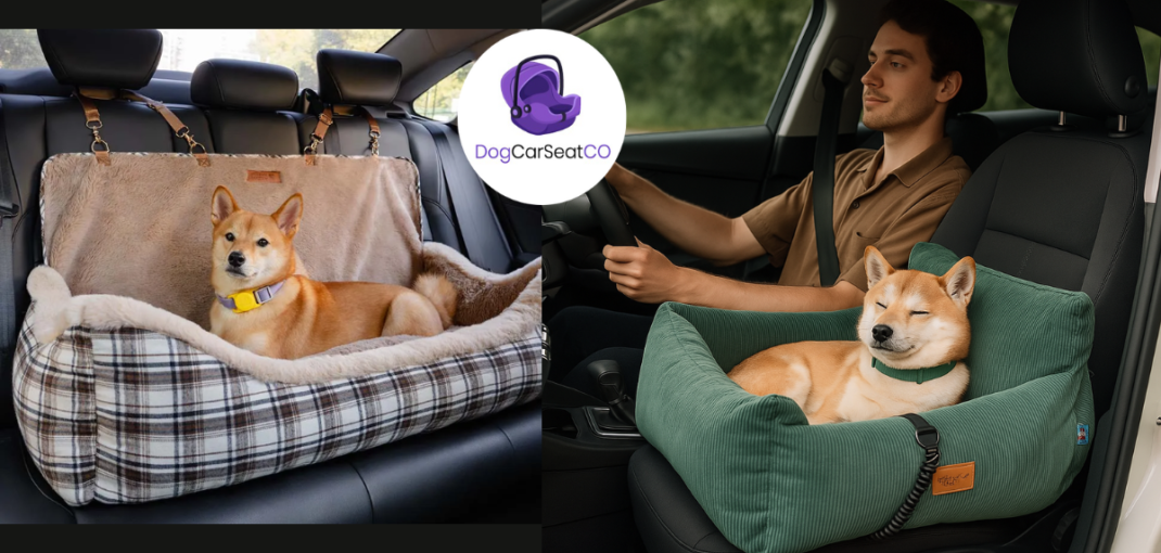 How do you secure a dog car seat?