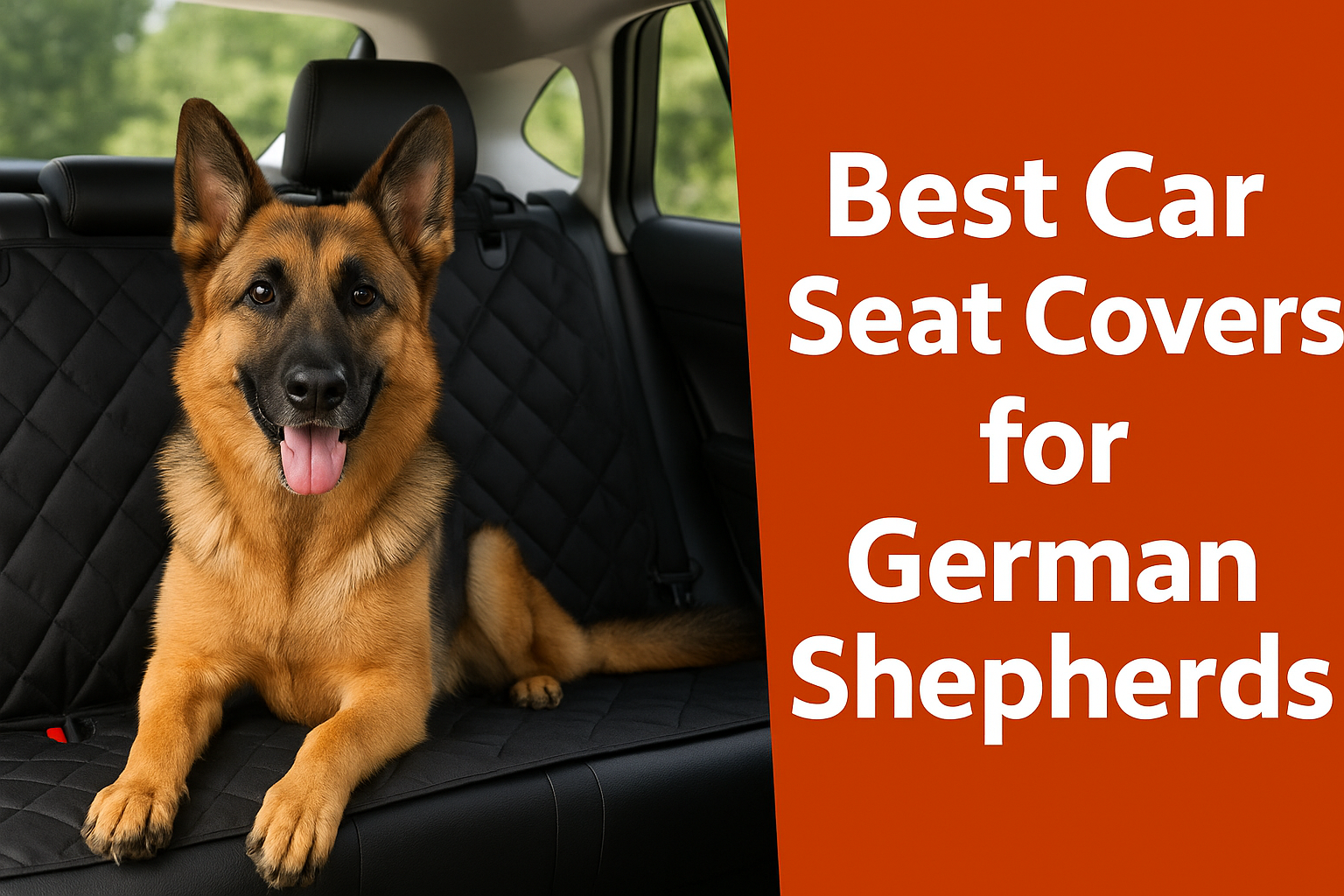 The Best Car Seat Cover for a German Shepherd: Keep Seats Clean, Rides Calm