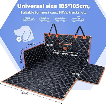 Waterproof Non-Slip Dog Car Boot Liner – Heavy Duty, Scratch-Proof & Durable, Fits Cars & Estates, 215x110cm