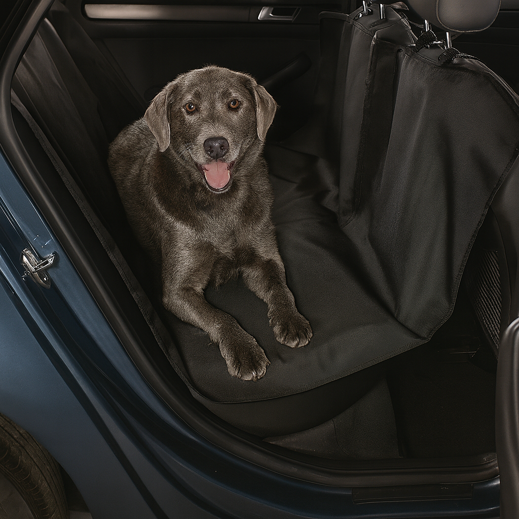 1 Waterproof Car Seat Cover - Non-slip Pet Dog Rear Hammock Protector