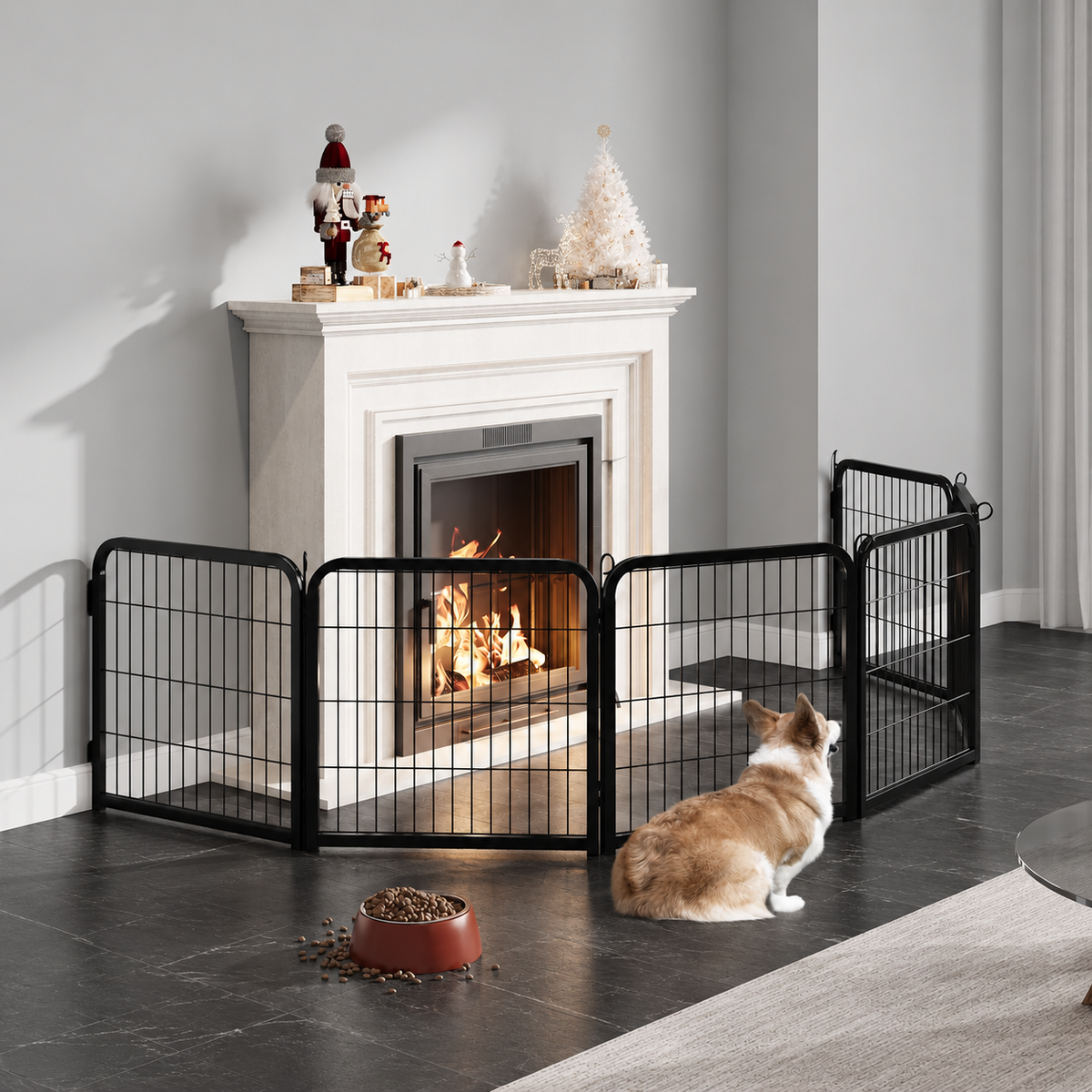 2-PanelHeavyDutyDogPen_Indoor