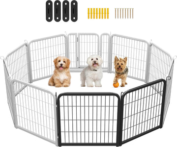 2PanelHeavyDutyDogPenIndoorandOutdoor