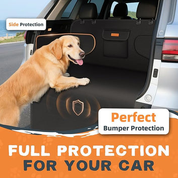 Dog Car Boot Protector – Waterproof Non-Slip Trunk Liner (Black)