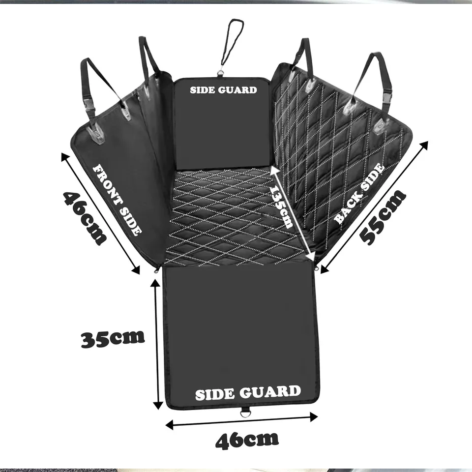 3 Car Seat Cover - Waterproof Pet Dog Cat Protector Hammock Mat
