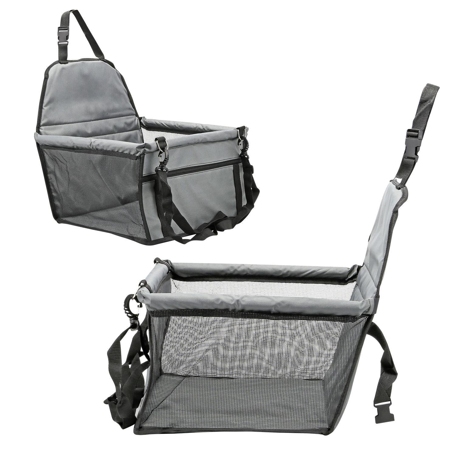 3 Foldable Dog Booster Car Seat & Travel Carrier