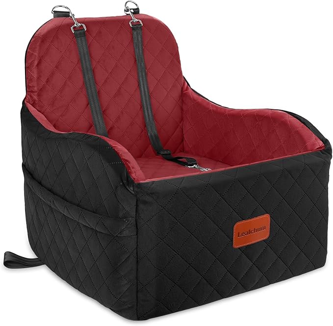 Black Red Dog Car Seat