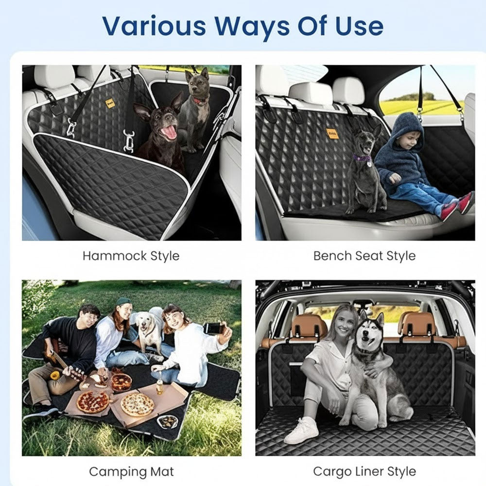 Car Dog Cover, Protection Car Seat for Dogs, Quick Storage, Waterproof and Durable, Transport and Travel,