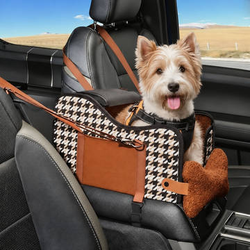 Centre Console Dog Car Seat – Headrest Anchor Straps, Up to 7.48kg