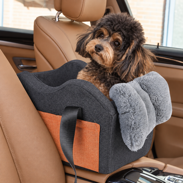 Centre Console Dog Car Seat for Small Dogs & Cats – Removable Wash Pad, Up to 3.99kg