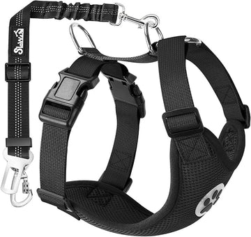 Dog Car Harness Seat Belt Set