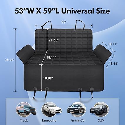 DogCarSeatCoverWaterproof4-in-1BackSeatHammock_ScratchproofPetProtector