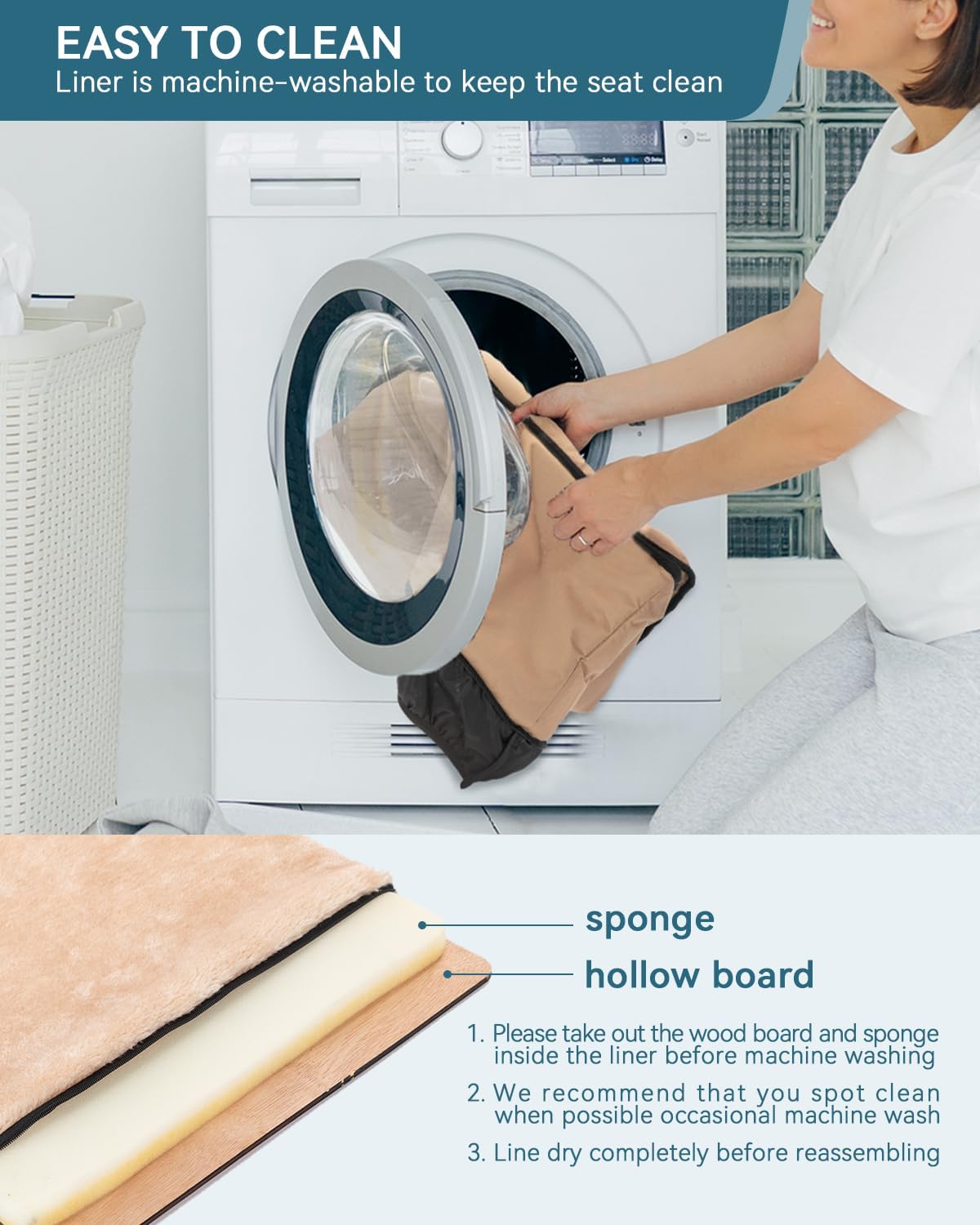 Dog Car Seat Medium Sized Dog, with Patent Buckles, Washable Pad, Upgraded Booster Car Seat Up to 20 KG