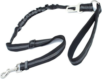 Extra Long Dog Seat Belt for Car | Adjustable Headrest Harness with Reflective Safety Strap