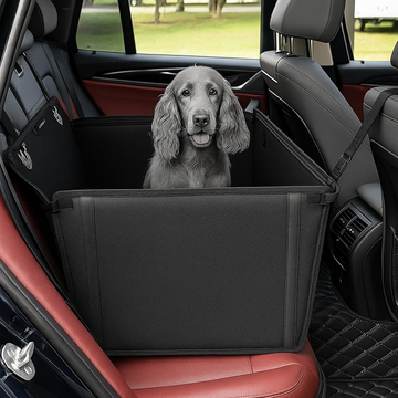 Extra Stable Waterproof Dog Car Seat for Large Dogs Up to 26kg – Travel Booster Seat, Safety & Comfort