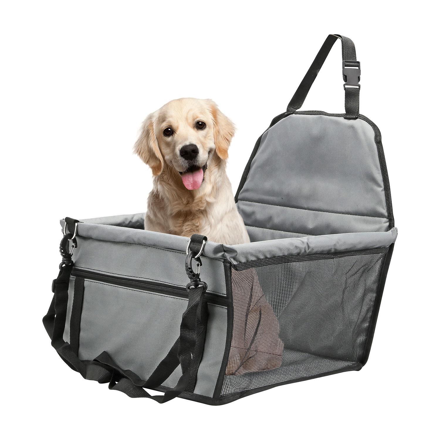 Foldable Dog Booster Car Seat & Travel Carrier