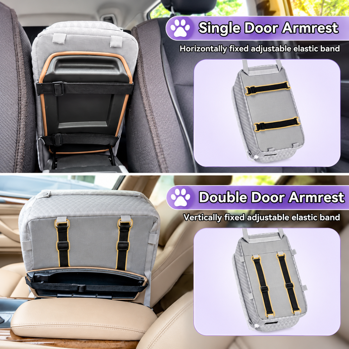 Lightgreyconsoledogcarseat