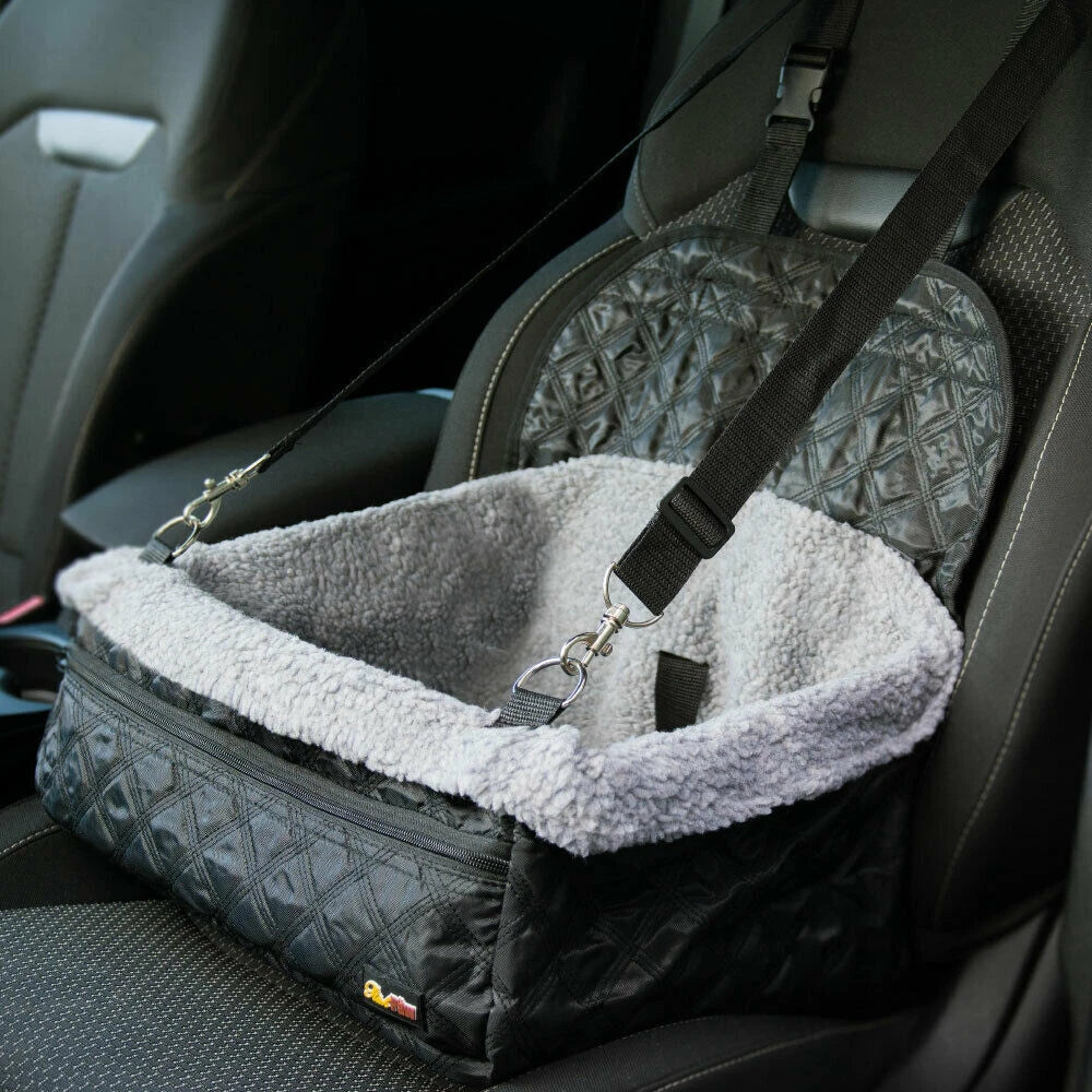 Luxury Small Dog Car Seat – Booster for Small Pets, Safe & Comfortable Travel