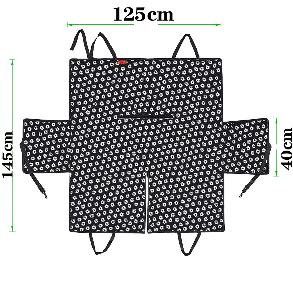 Luxury Waterproof Dog Car Seat Cover Hammock – Premium Pet Travel Protection