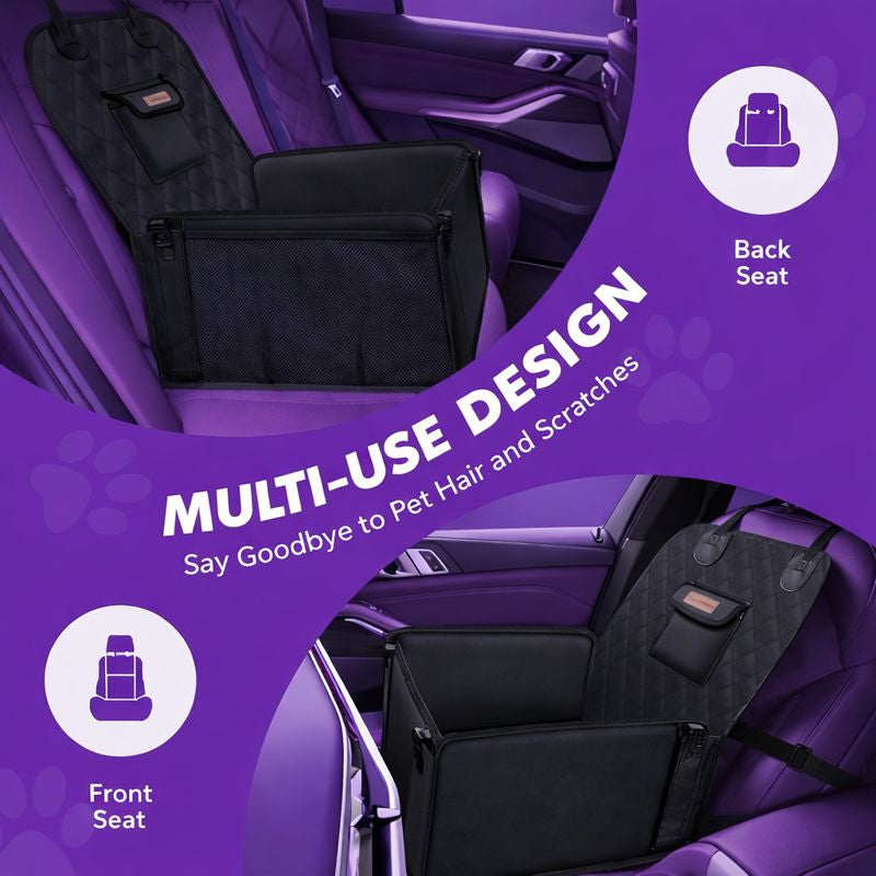 Multi use design dog car seat