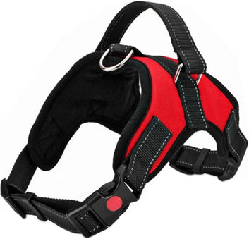 No Pull Dog Harness, Breathable Adjustable Vest with Reflective Oxford Fabric