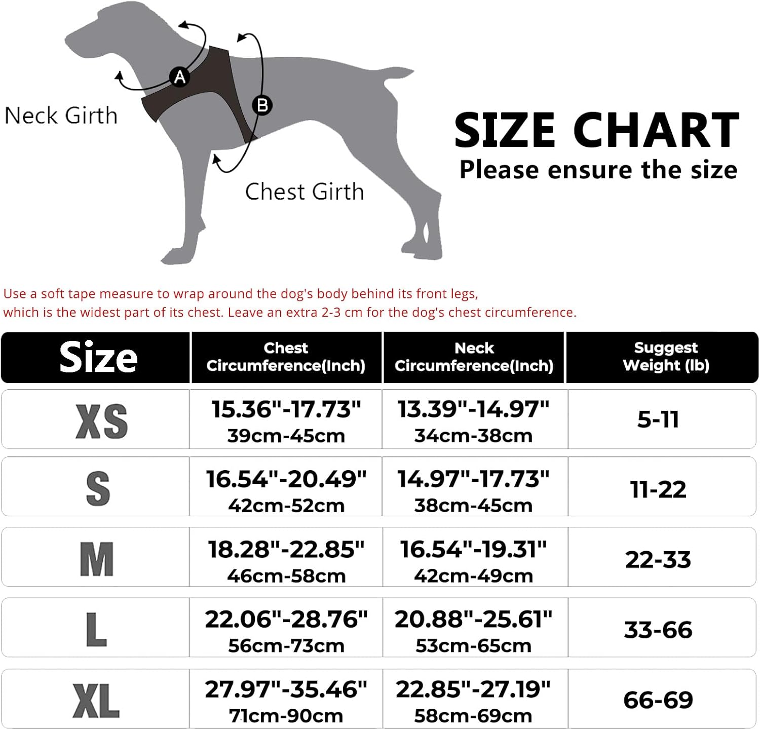No Pull Dog Harness, Breathable Adjustable Vest with Reflective Oxford Fabric