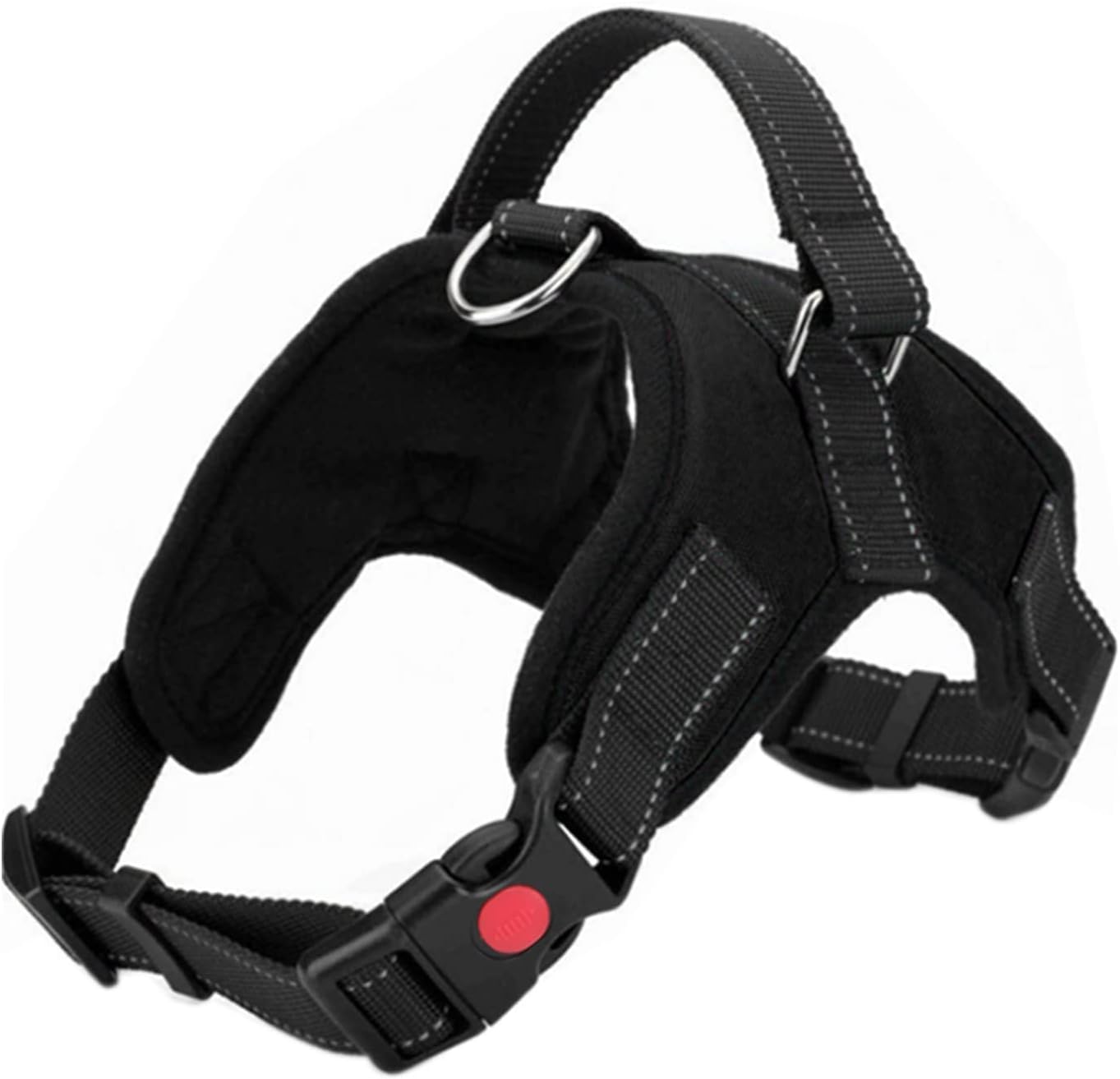 No Pull Dog Harness, Breathable Adjustable Vest with Reflective Oxford Fabric