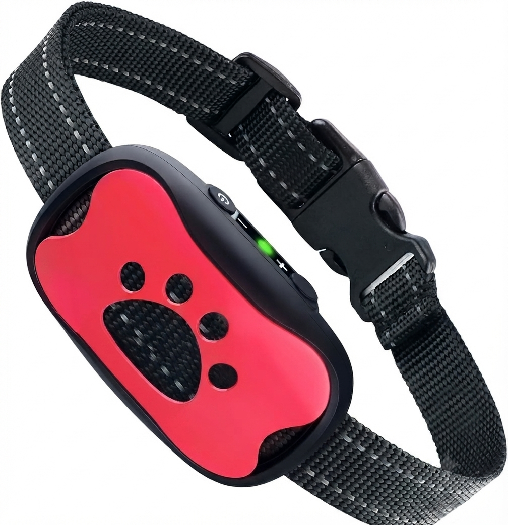 Rechargeable Bark Collar – Humane Vibration Beep Anti-Bark Training Collar for Small, Medium and Large Dogs