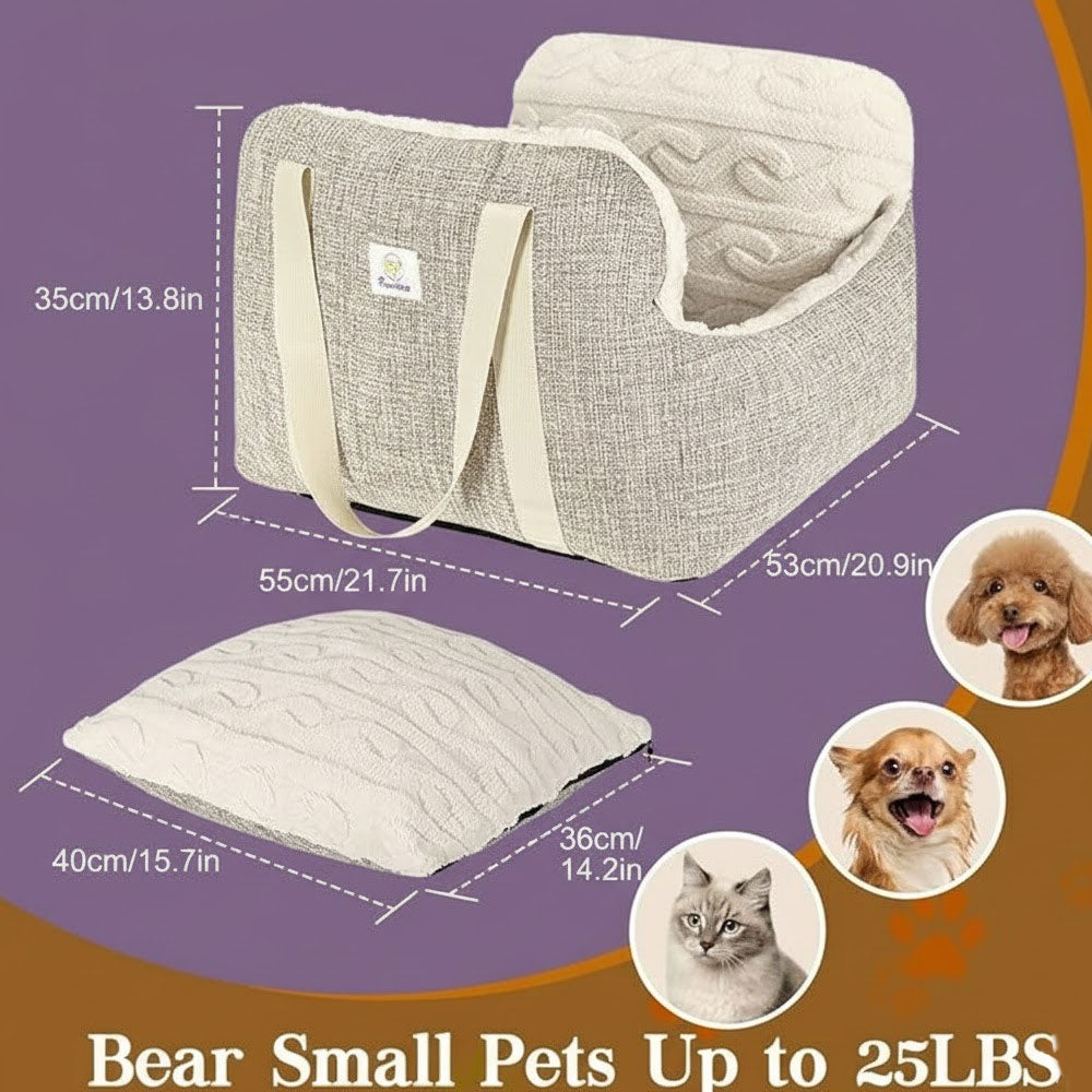 Small Dog Car Seat, Dog Booster Car Seat for Small Dogs,