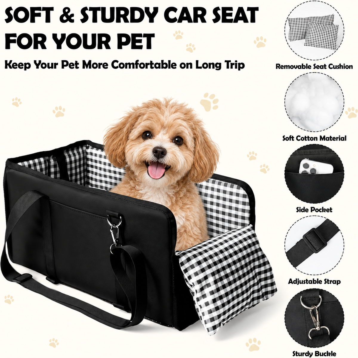 Portable pet carrier lifestyle travel scenes