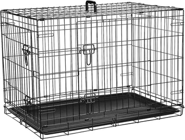 Two-DoorFoldingMetalDogCrate
