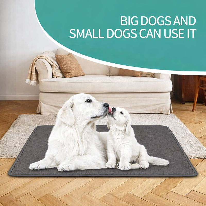 Washable Dog Training Mat Non-Slip | Reusable Waterproof Puppy Pee Pad