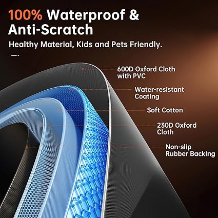 Waterproof Dog Car Seat Cover,Non-slip% Scratch Proof Back Seat Covers for Dogs,