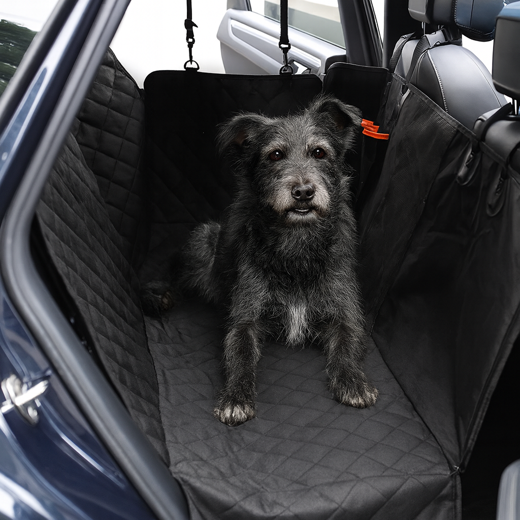 Waterproof Pet Car Seat Hammock Cover for Back Seats – Travel Protector