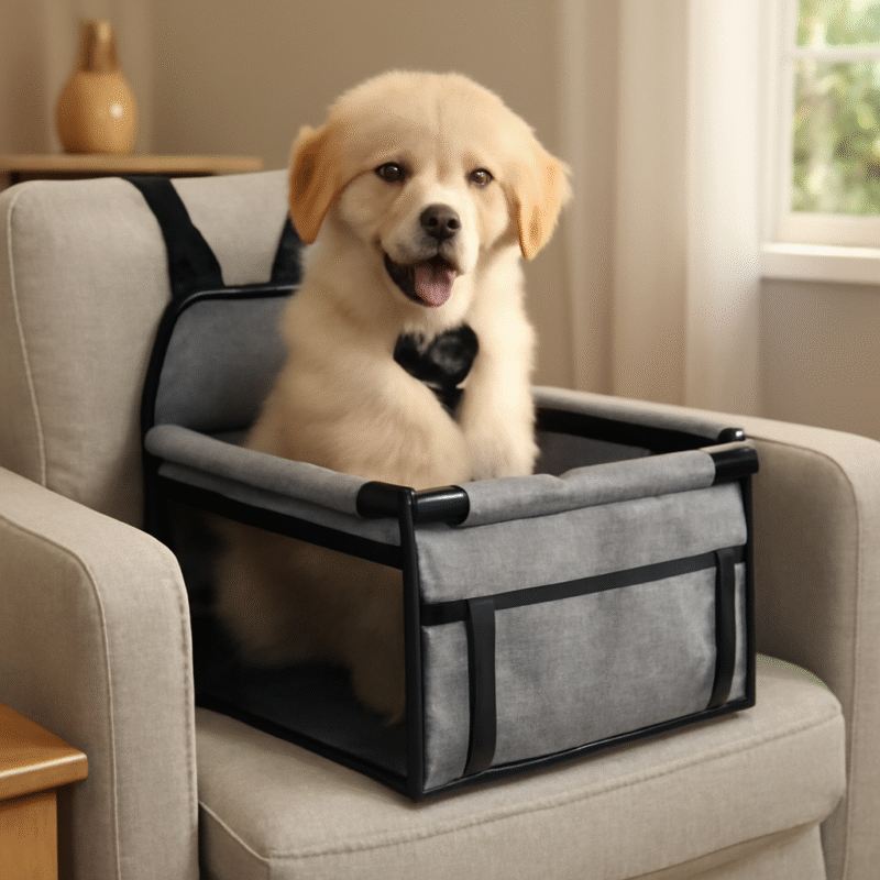 Dog Car Seat Carrier Booster Safety Travel Carrier Basket Box Crate