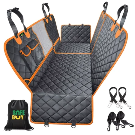 5 in 1 Dog Car Seat Cover Rear Back Pet Hammock Cushion Protector Waterproof