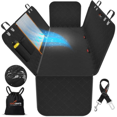 Dog Car Seat Cover Safety protector Mat Rear Back Hammock 600D Waterproof
