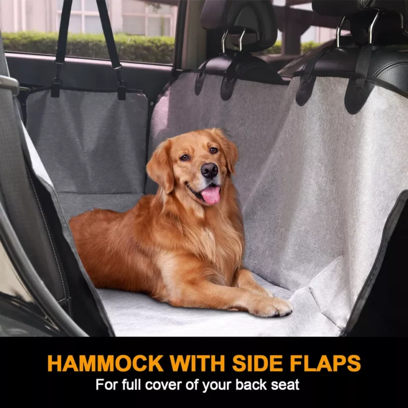 Waterproof Dog Car Seat Cover Dog Safety Protector Mat Rear Back Seat Hammock UK