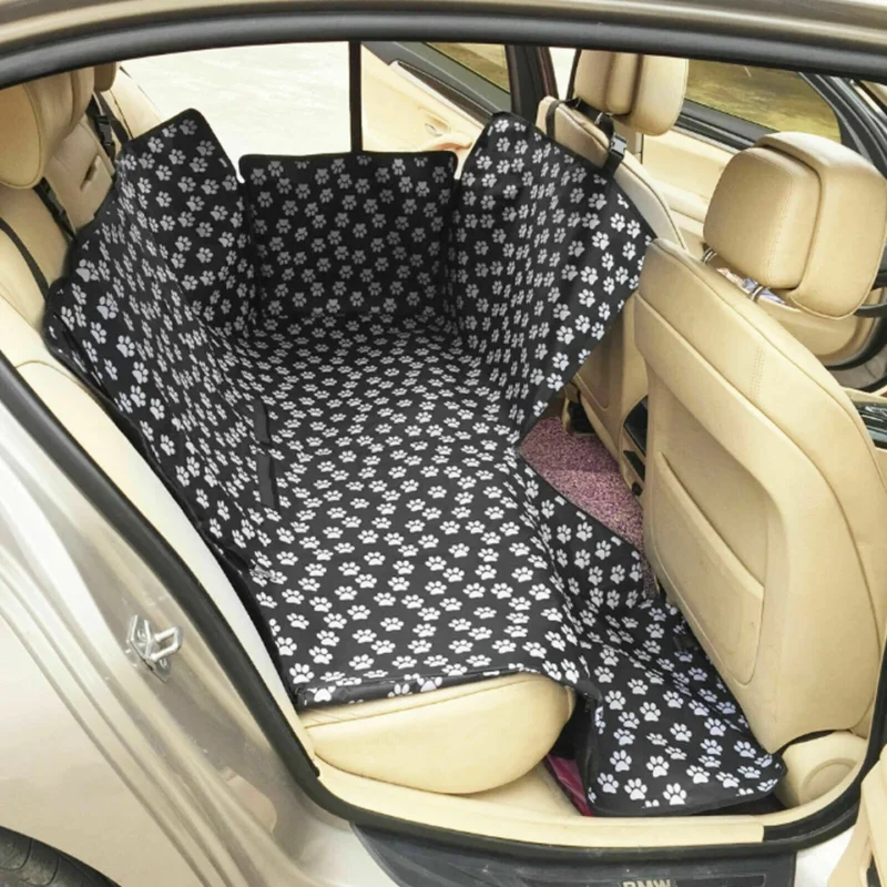 Dog Car Seat Cover Dog Safety Protector Mat Rear Back Seat Hammock Cushion Pad