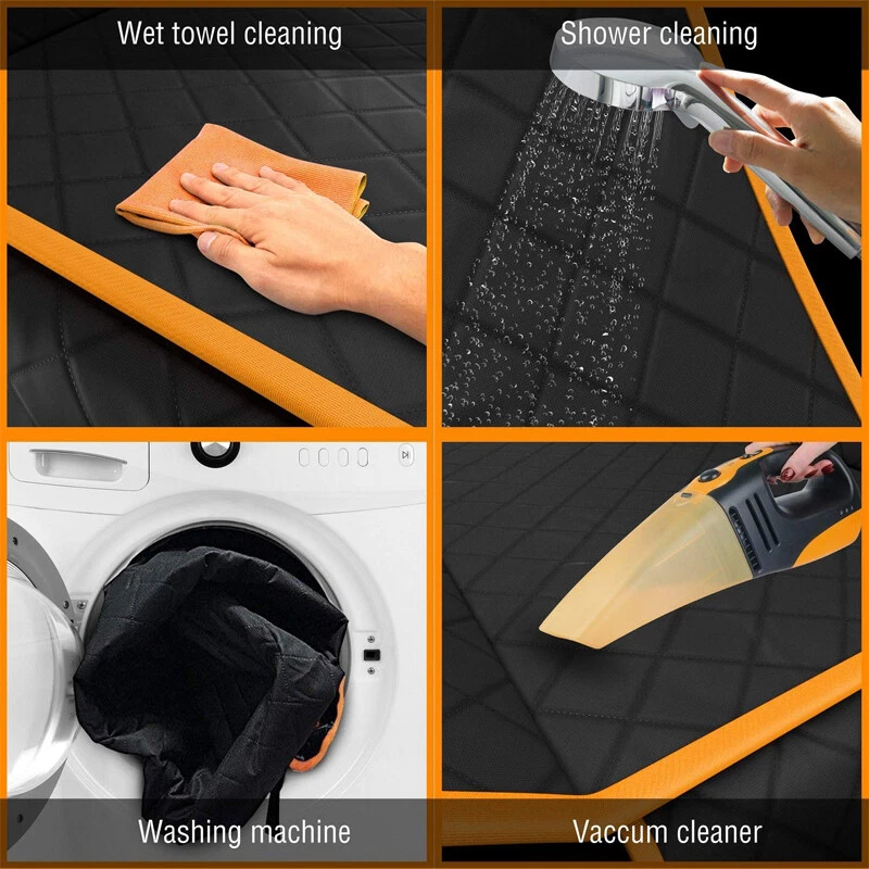 Dog Car Seat Cover - Waterproof Rear Protector Hammock Liners for Dogs