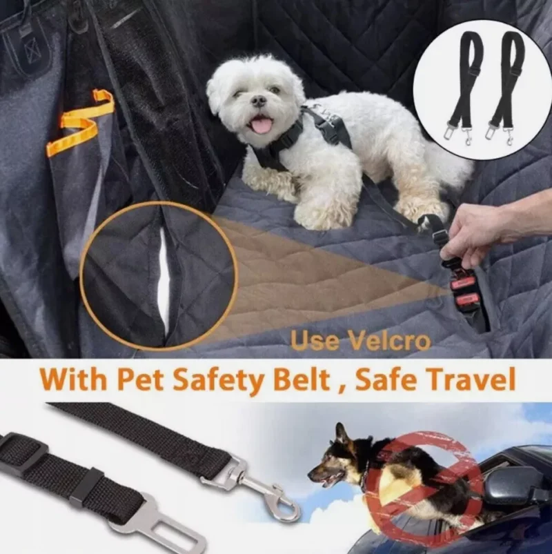 Dog Car Seat Cover Safety Protection Pad Travel Back Seat Hammock Waterproof Pad