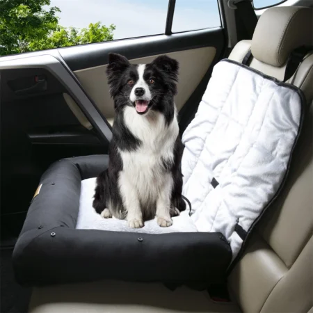 Dog Car Seat Cover Waterproof Carrier Travel Scratches Hair Muddy Paws Booster