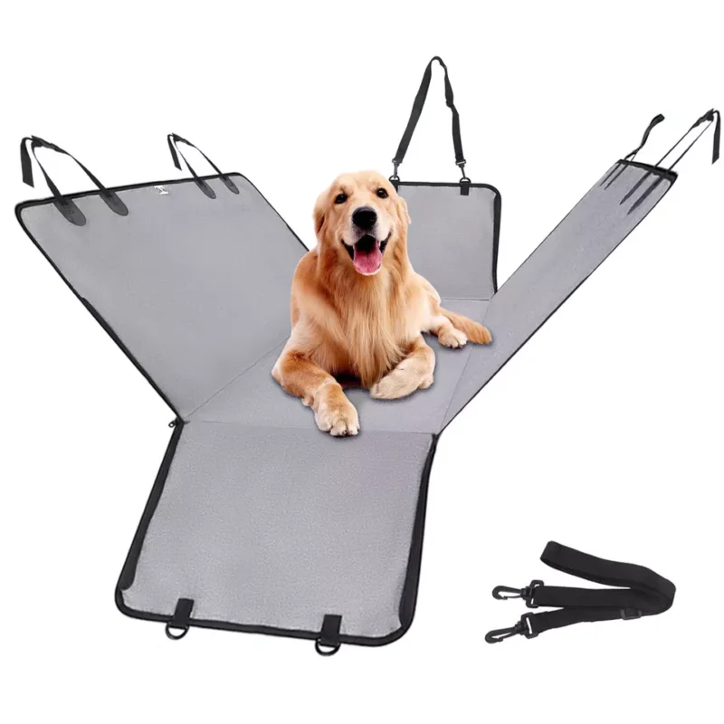 Waterproof Dog Car Seat Cover Dog Safety Protector Mat Rear Back Seat Hammock UK