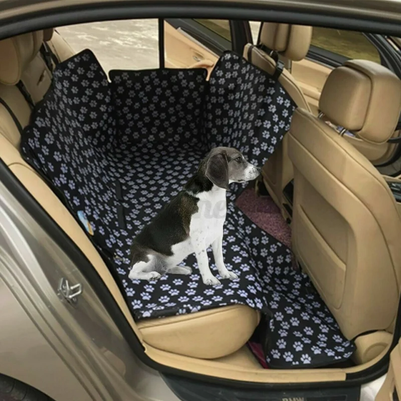 Dog Car Seat Cover Dog Safety Protector Mat Rear Back Seat Hammock Cushion Pad