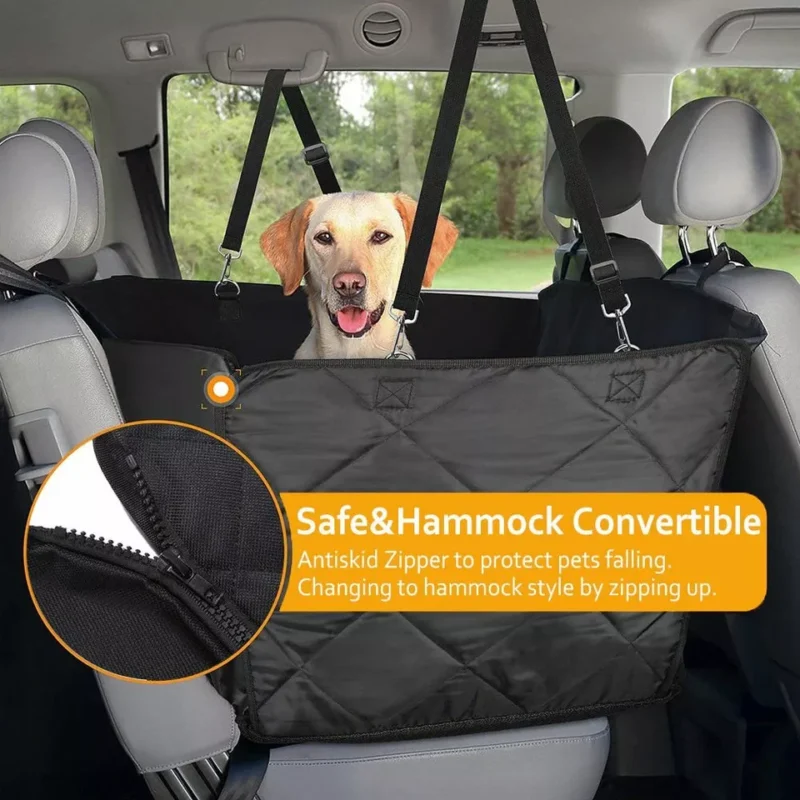 Dog Car Seat Cover Safety Protection Pad Travel Back Seat Hammock Waterproof Pad