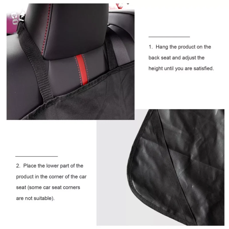 Waterproof Car Rear Back Seat Cover Pet Dog Auto Protector Non-slip Hammock Mat