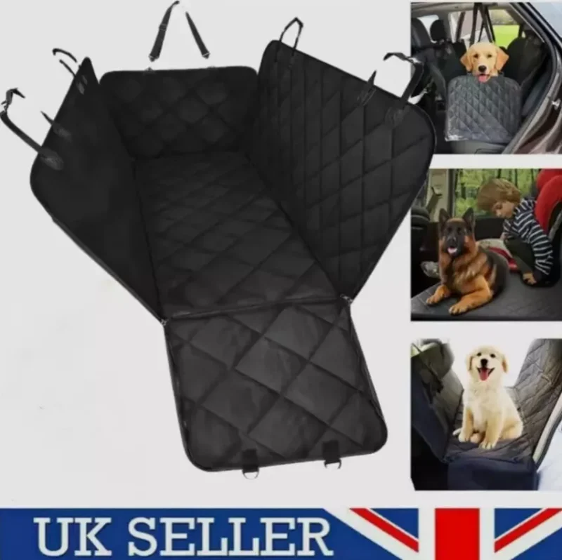 Dog Car Seat Cover Safety Protector Mat Rear Back Seat Hammock Cushion Mat UK